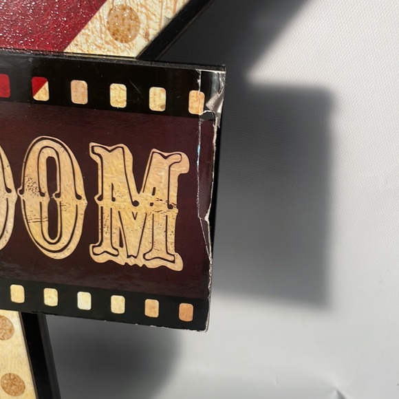 vintage wooden novelty home theatre wall decor * perfect for Halloween - Picture 9 of 12